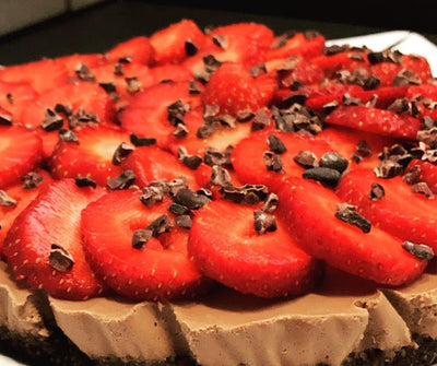 #Vegan -chocolate cheesecake