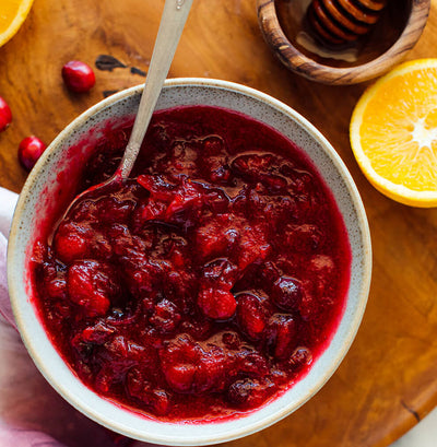 Σως από cranberry με φυσικά γλυκαντικά